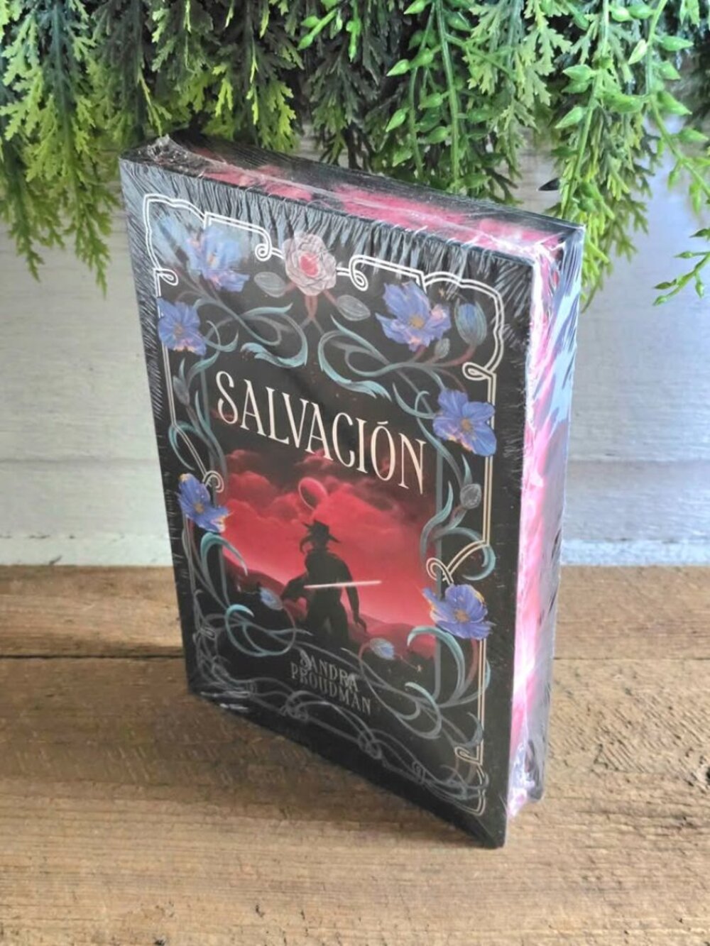 New SIGNED Salvation by Sandra Proudman Owlcrate Sprayed Edge Hardcover Book